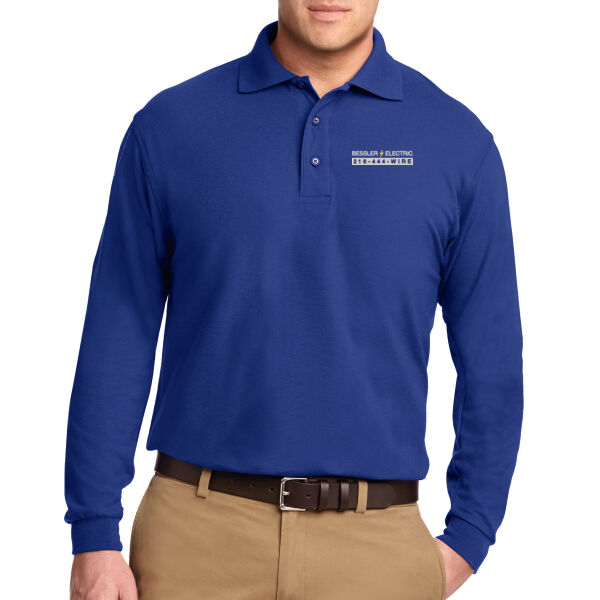 Bessler Electric - Silk Touch™ Long Sleeve Polo Thumbnail