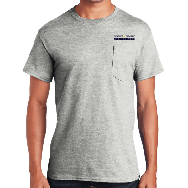 Bessler Electric - Ultra Cotton ® 100% Cotton T Shirt with Pocket Thumbnail