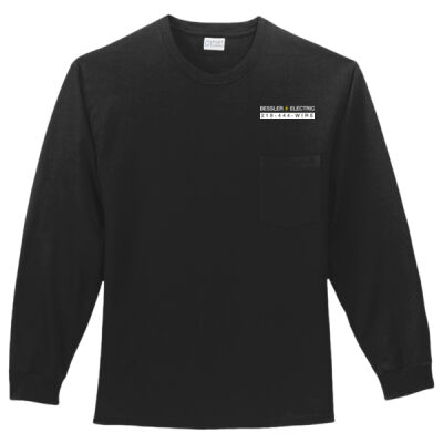 Bessler Electric - Long Sleeve Essential Pocket Tee Thumbnail