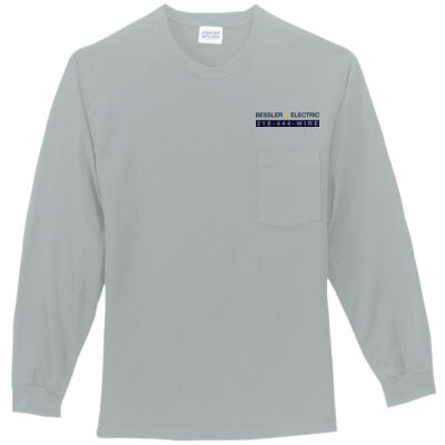 Bessler Electric - Tall Long Sleeve Essential Pocket Tee Thumbnail